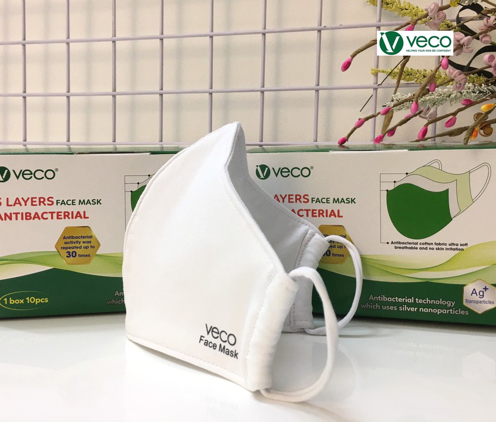 Mua Sỉ Khẩu Trang Vải Kháng Khuẩn VECO